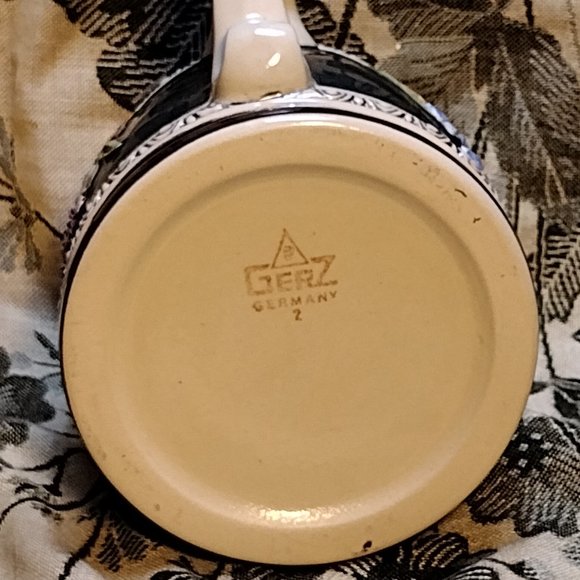 🎬 GERZ Ramstein/Pfalz Pewter Lidded Beer Stein - Picture 7 of 14